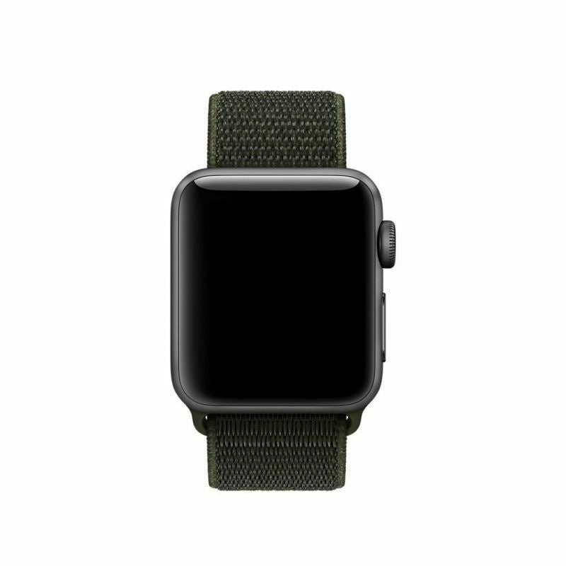 apple-watch-armband-nylon-dunkelgruen