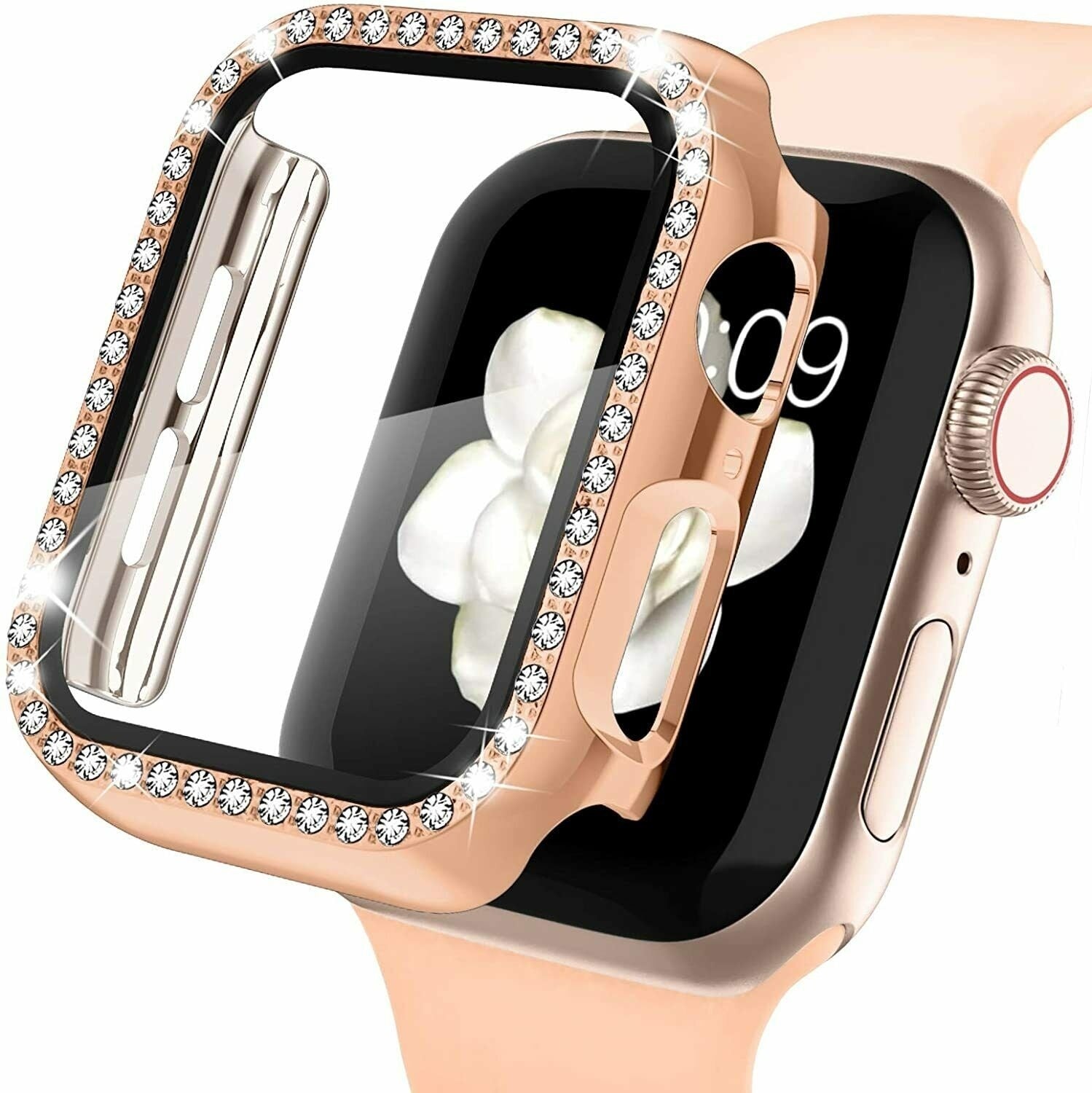 apple-watch-case-diamant-rosegold