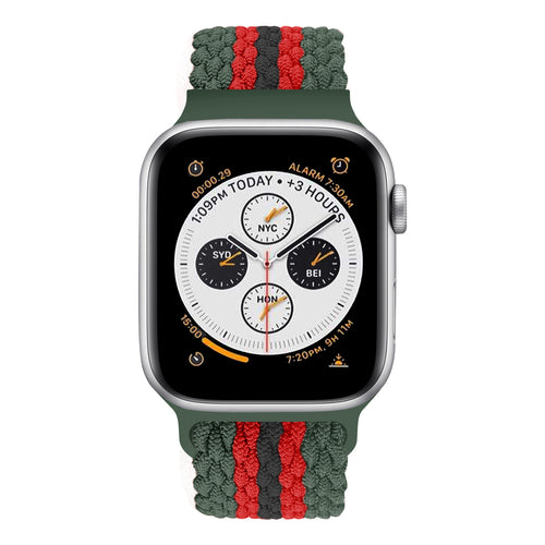 apple-watch-geweven-bandje-oranje-groen-2