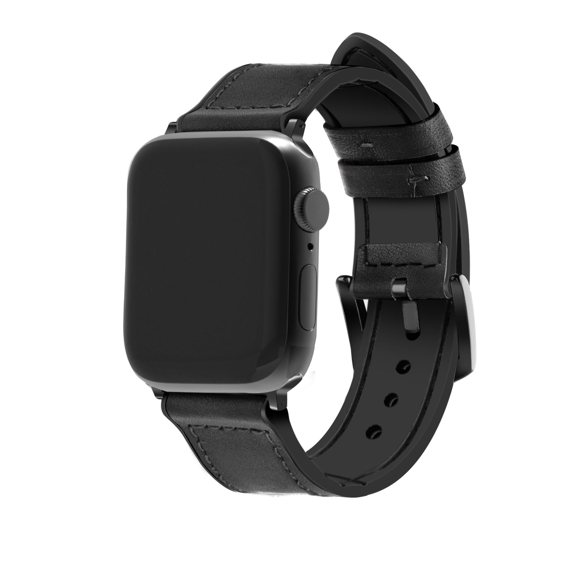 apple-watch-leder-hybridschnallenarmband-schwarz