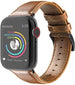 Bracelet cuir Apple Watch (marron)