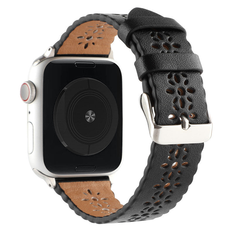 apple-watch-leren-band-patroon-zwart-1