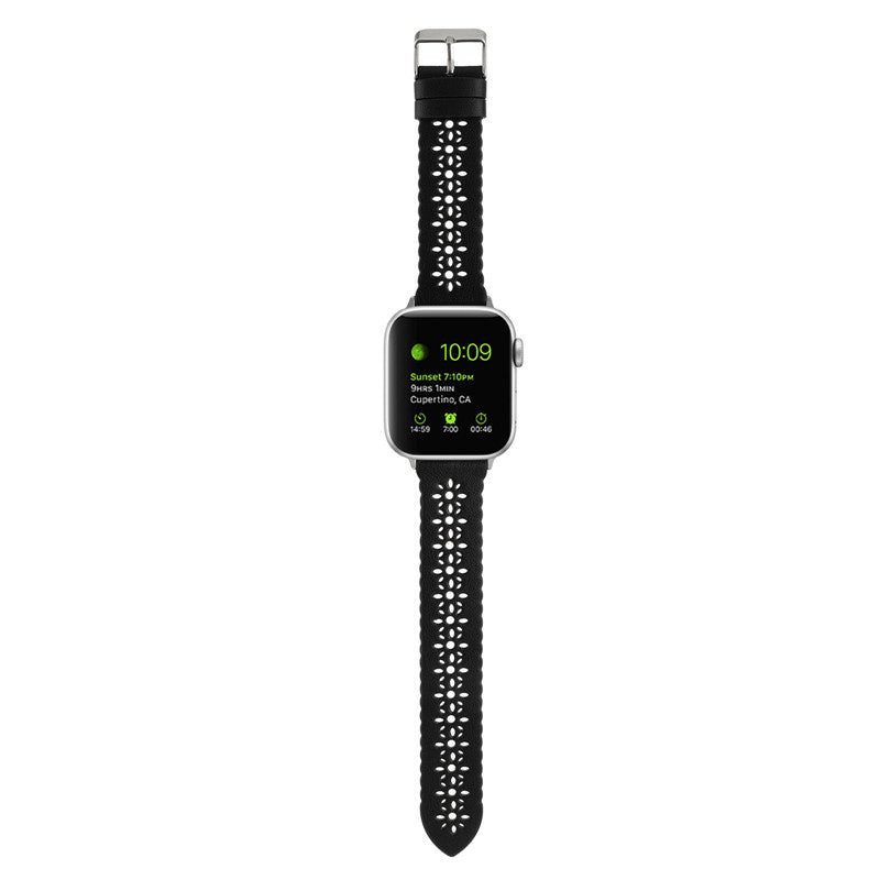 apple-watch-leren-band-patroon-zwart-4