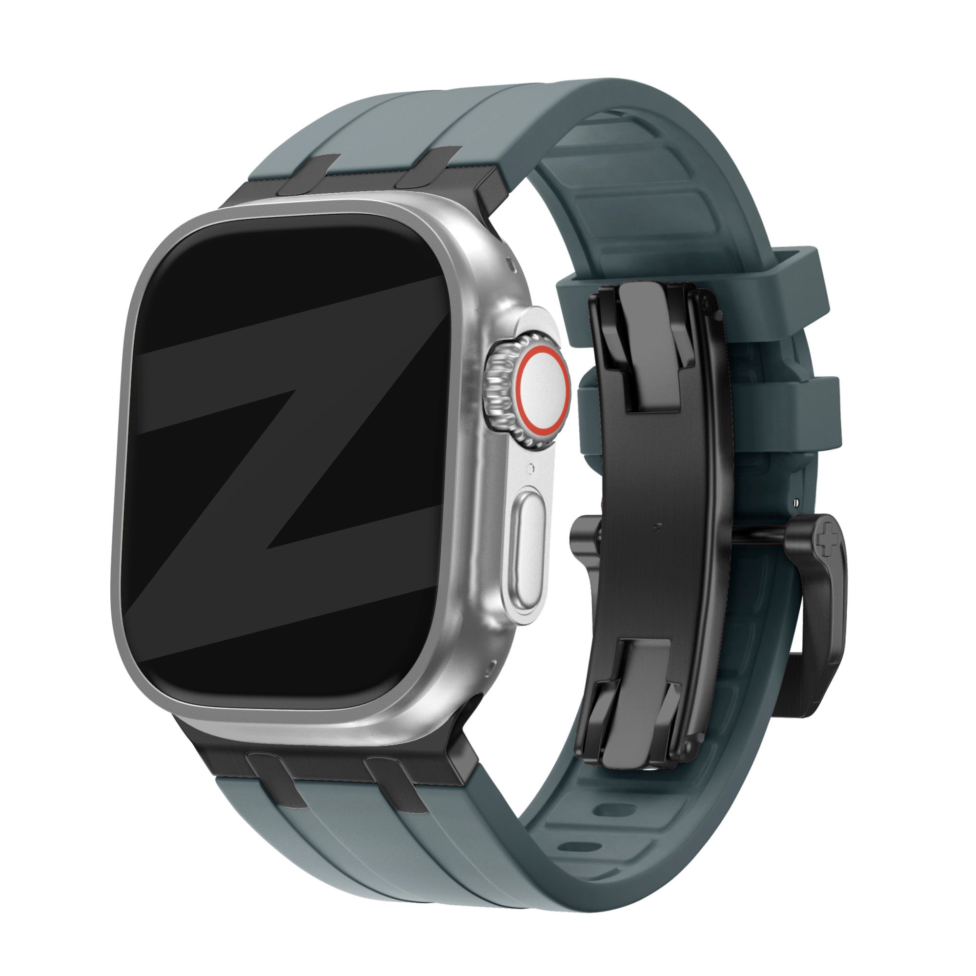 apple watch liquid grijs-zwart