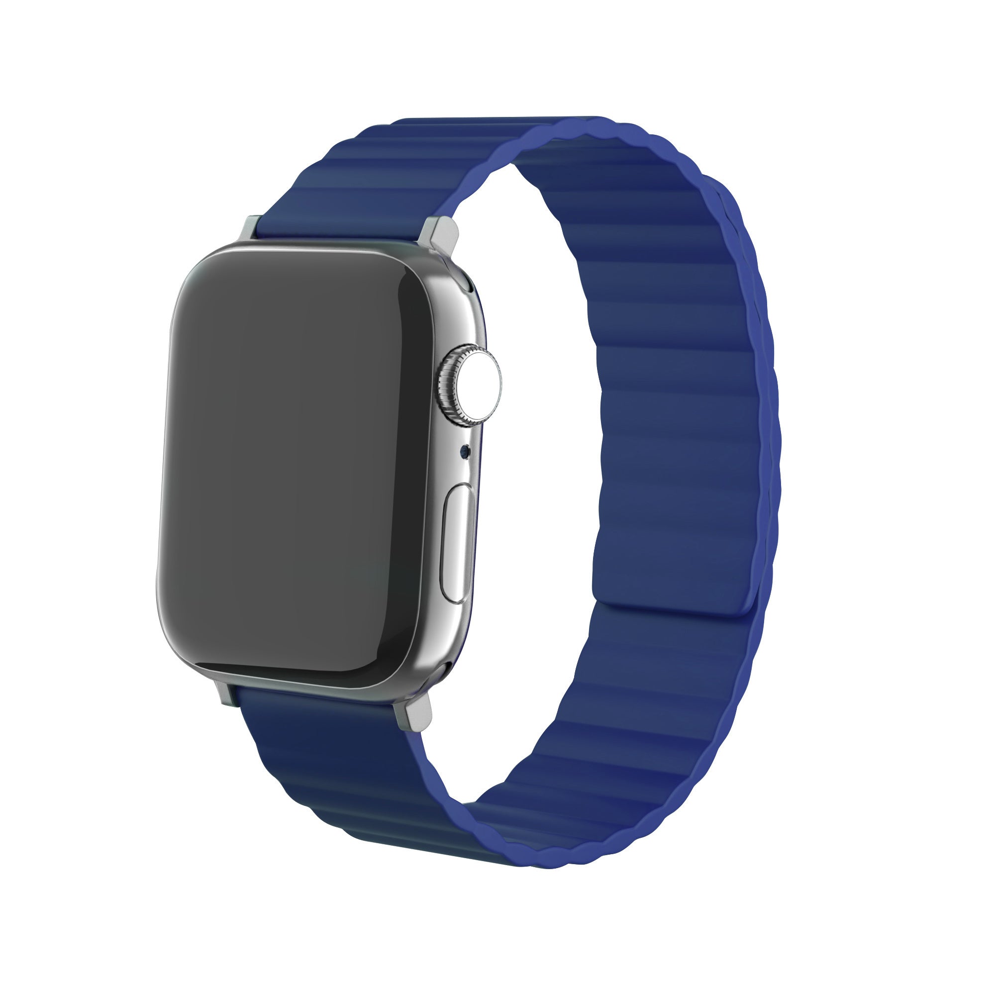 apple-watch-magnetisches-silikonarmband-blau