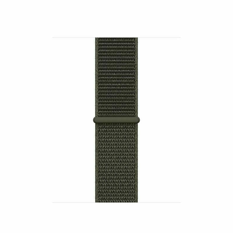 apple-watch-nylon-band-donkergroen-3