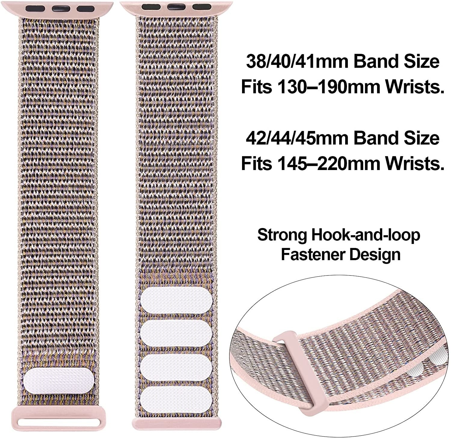 apple-watch-nylon-bandje-pink-sand-2