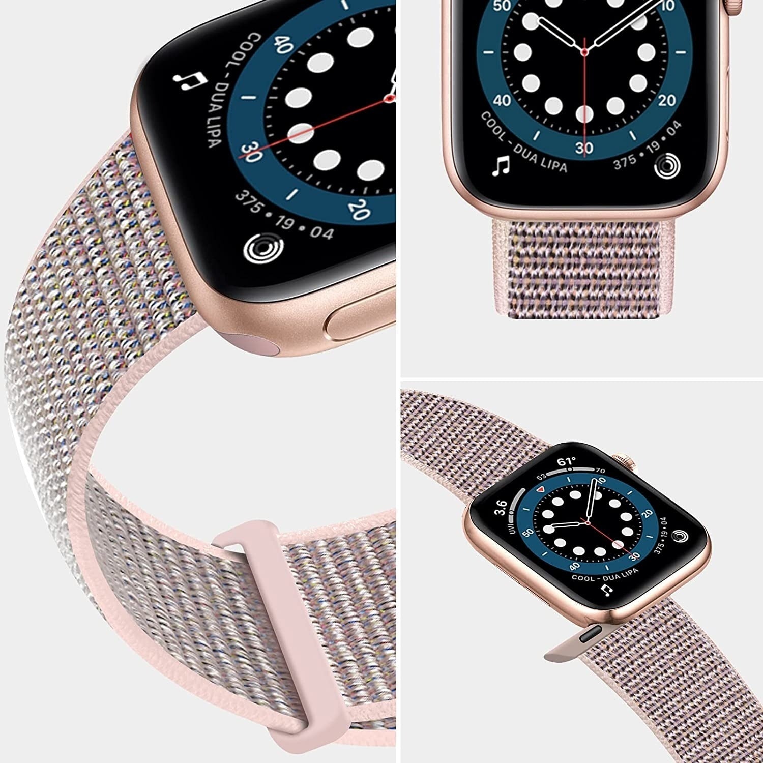 apple-watch-nylon-bandje-pink-sand-3