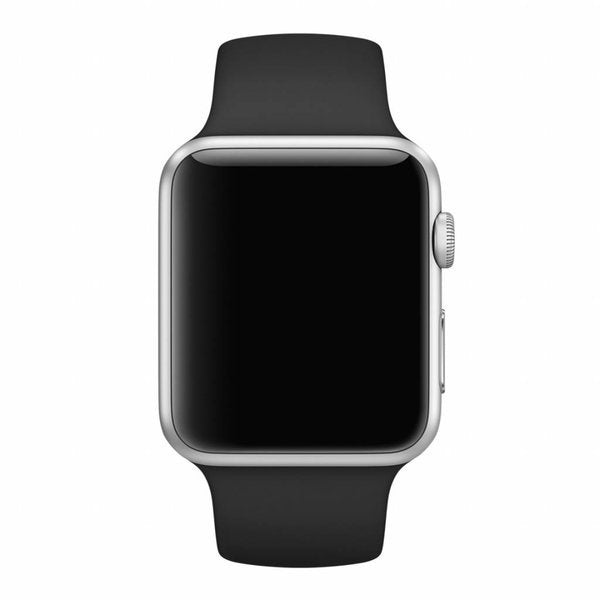 apple-watch-silicone-zwart-band-voorkant