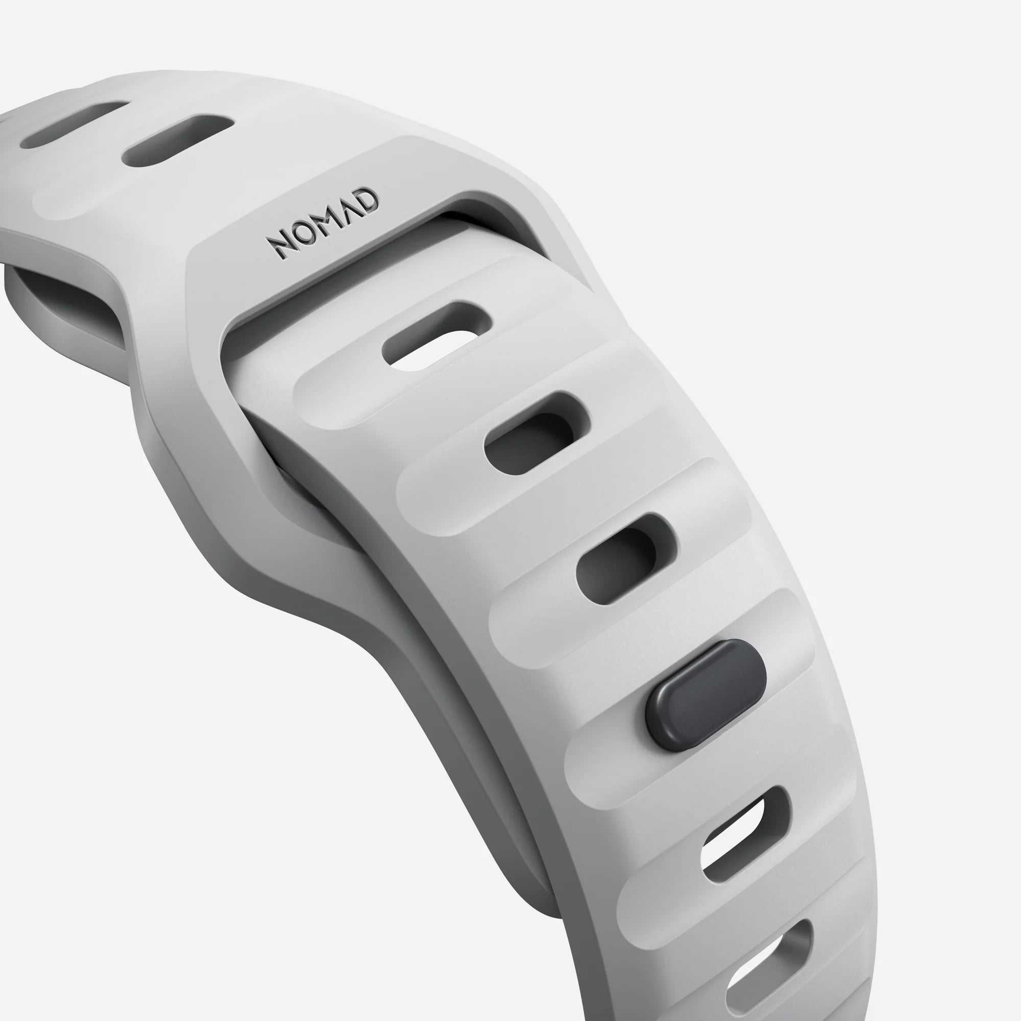Nomad Sport Apple Watch Silikonarmband (Lunar Gray)