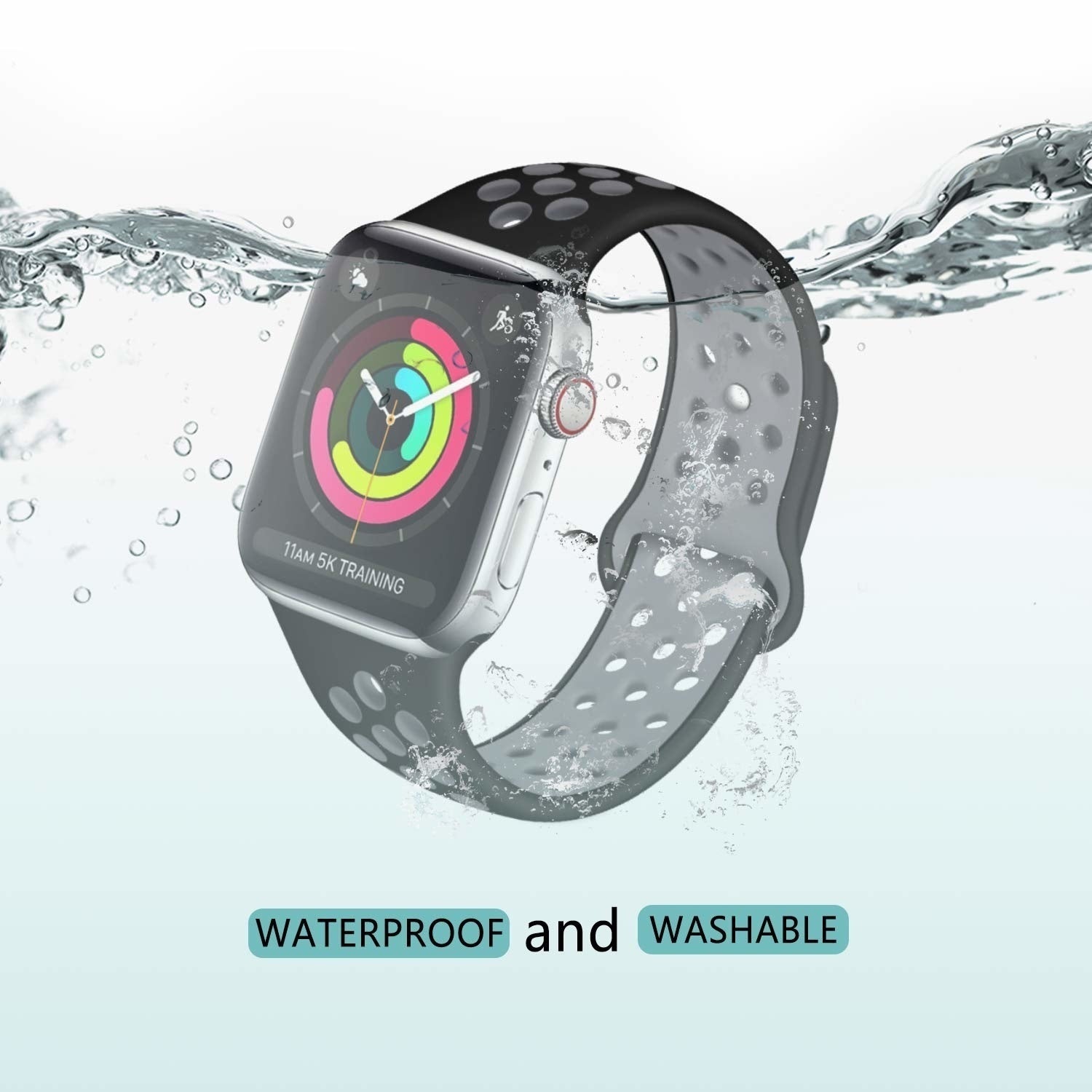 apple-watch-sport-band-zwart-grijs-waterproof