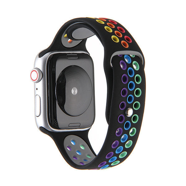 apple-watch-sport-band-zwart-kleurrijk-2