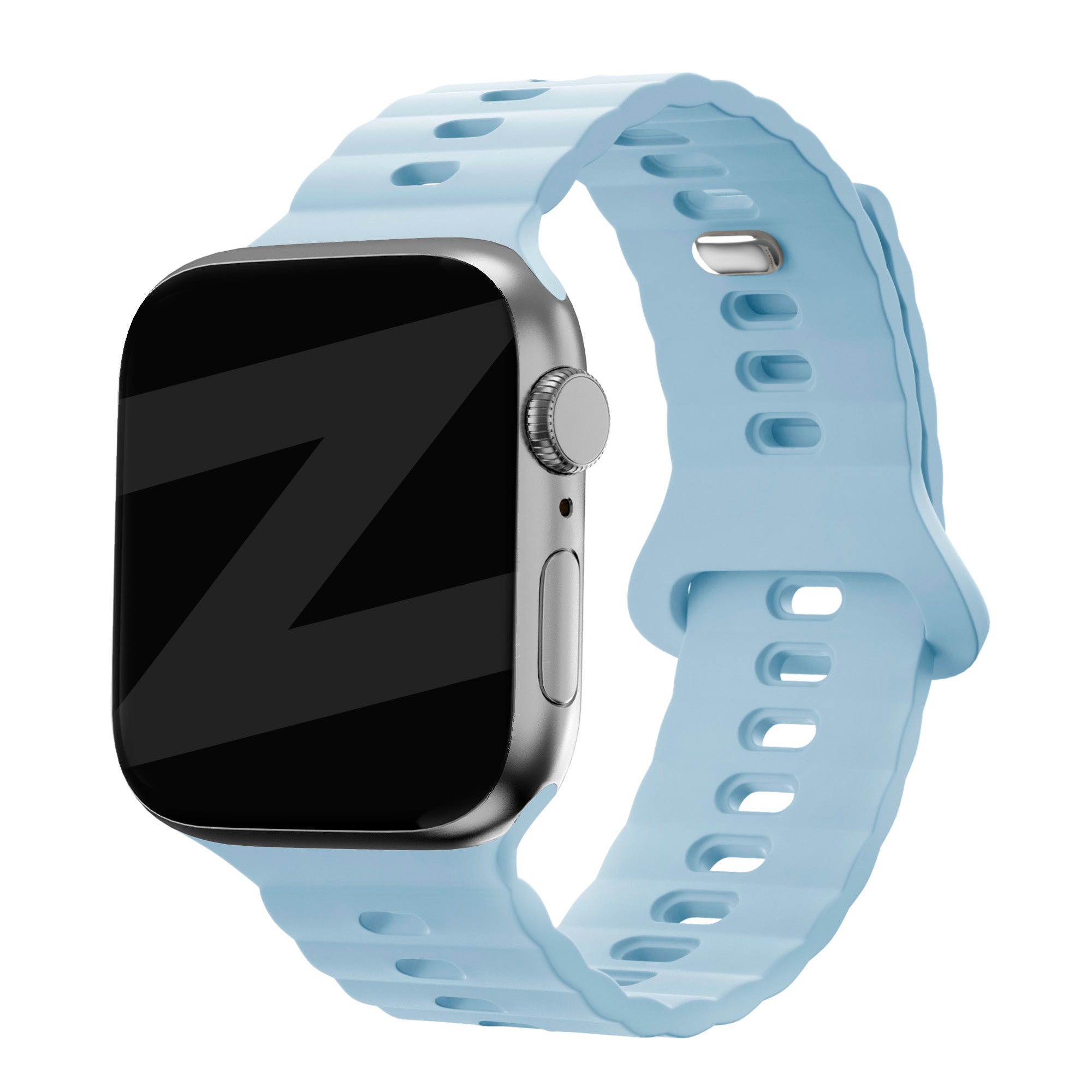 apple watch sport lichtblauw