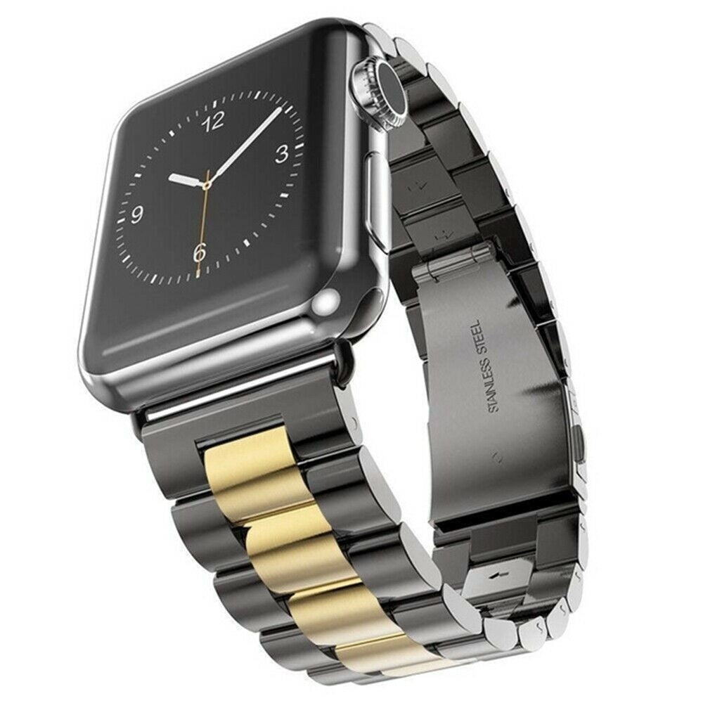 apple-watch-stalen-band-zwart-goud