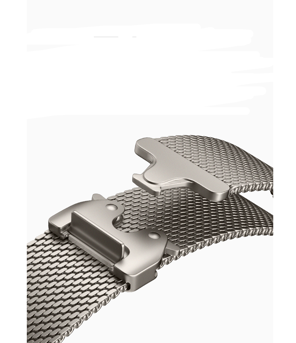 Correa Milanesa moderna Apple Watch (titanio)