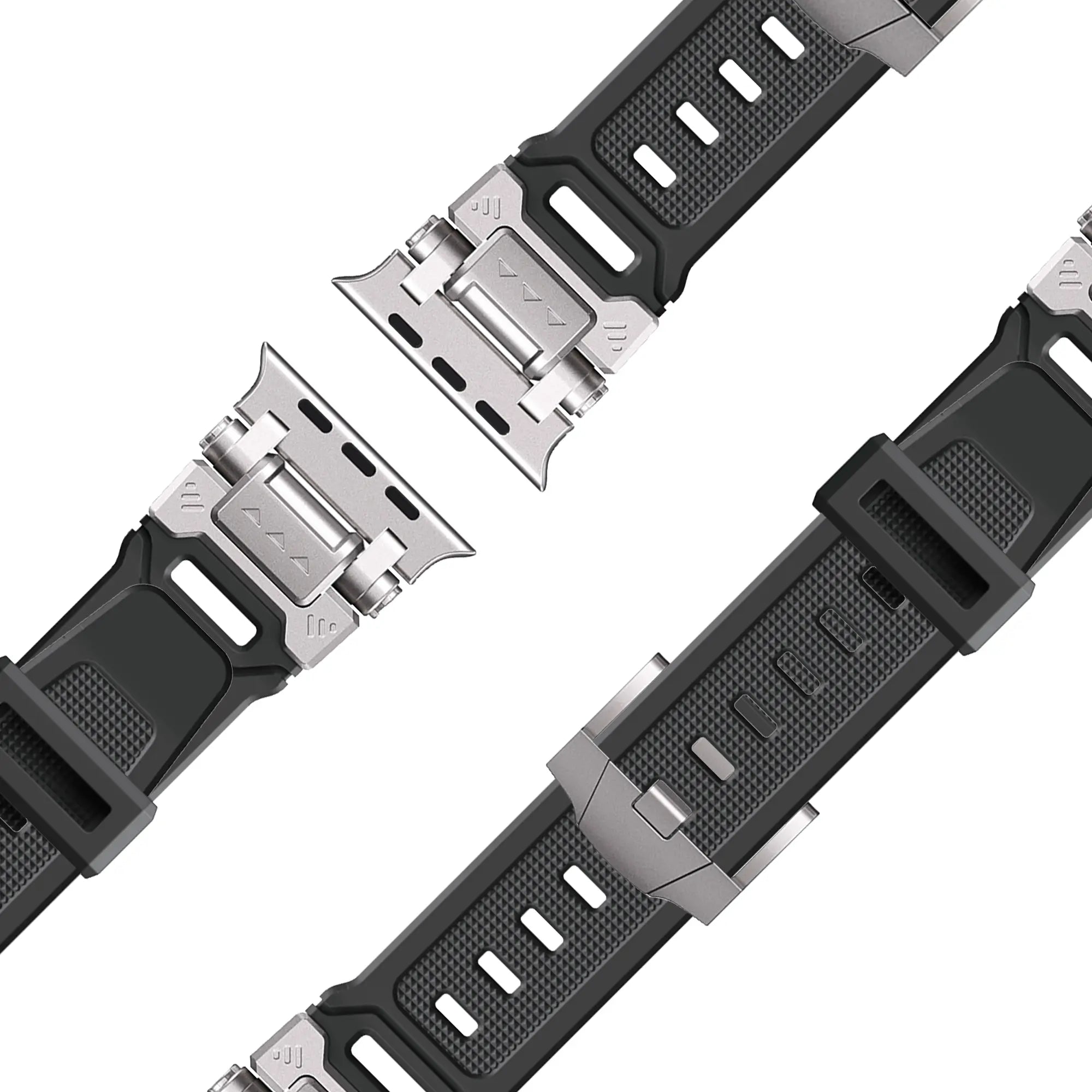 Bandz Apple Watch TPU Armor Armband (Schwarz)