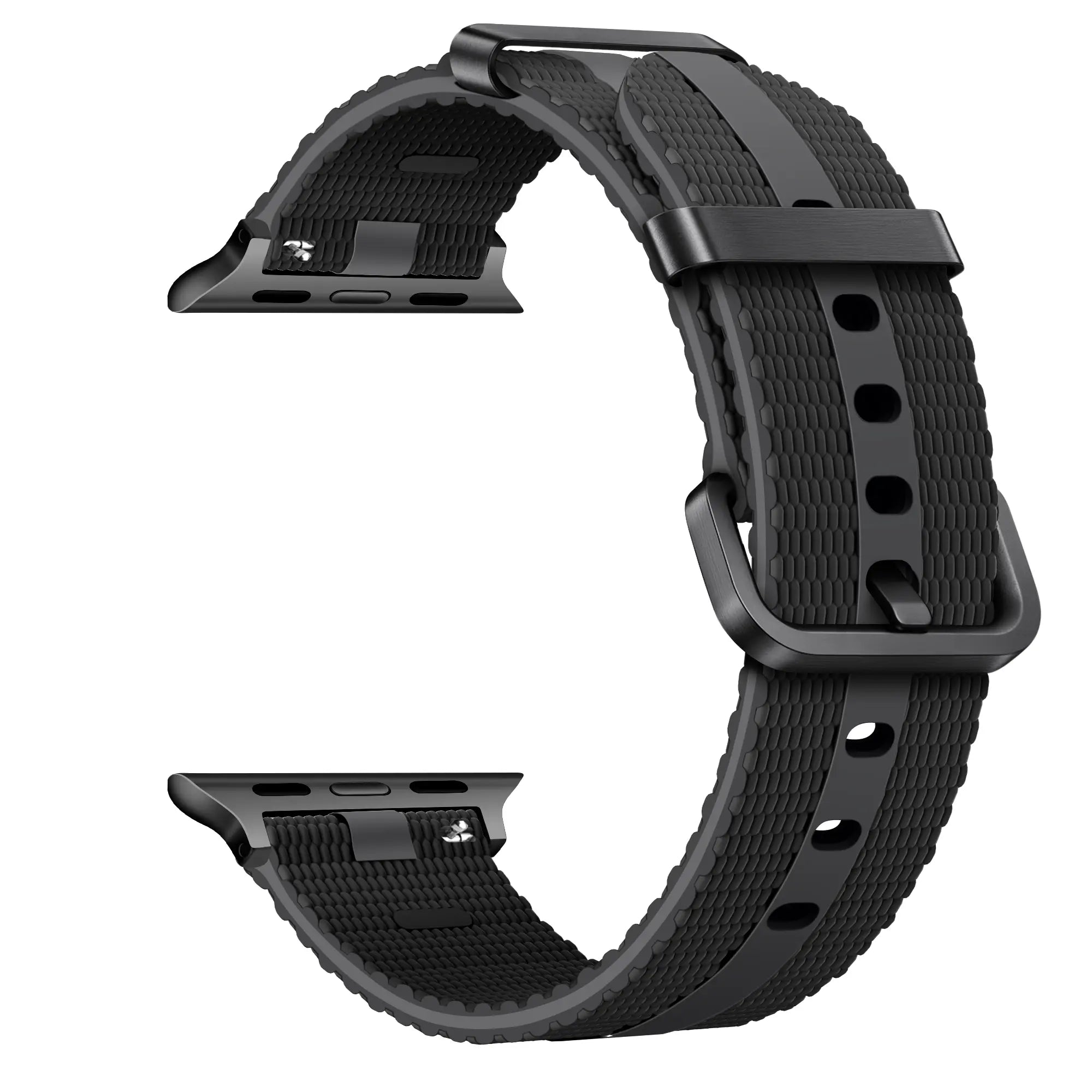 Apple Watch Silikon Active Armband (Schwarz)