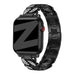 Bandz Apple Watch chain diamond band (zwart)