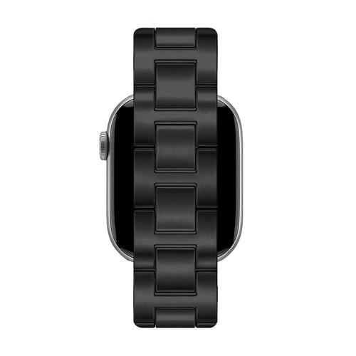 Bandz Apple Watch chain diamond band (zwart)