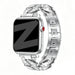 Bandz Bracelet chain diamond Apple Watch (argent)