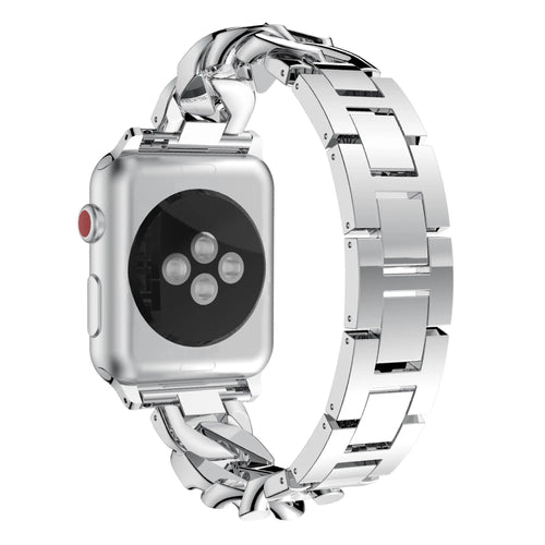 Bandz Bracelet chain diamond Apple Watch (argent)