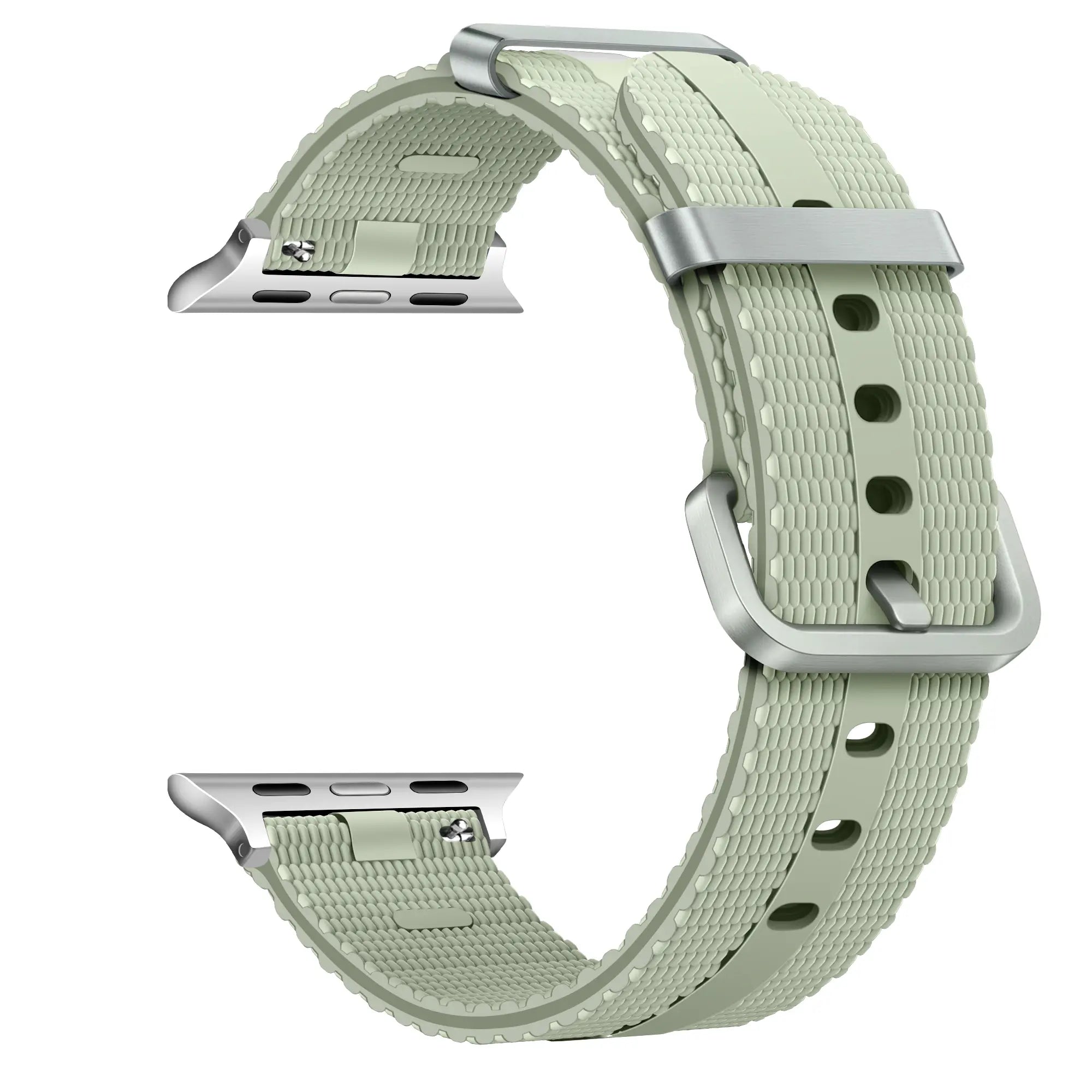 Apple Watch siliconen active band (lichtgroen)