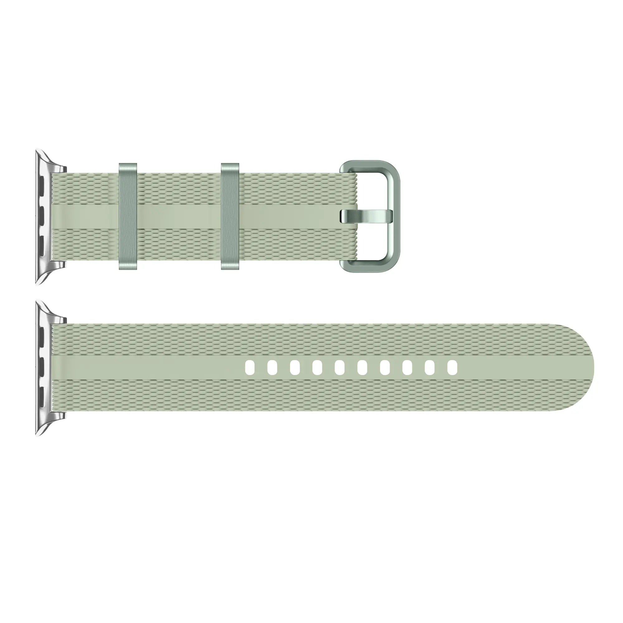 Apple Watch siliconen active band (lichtgroen)