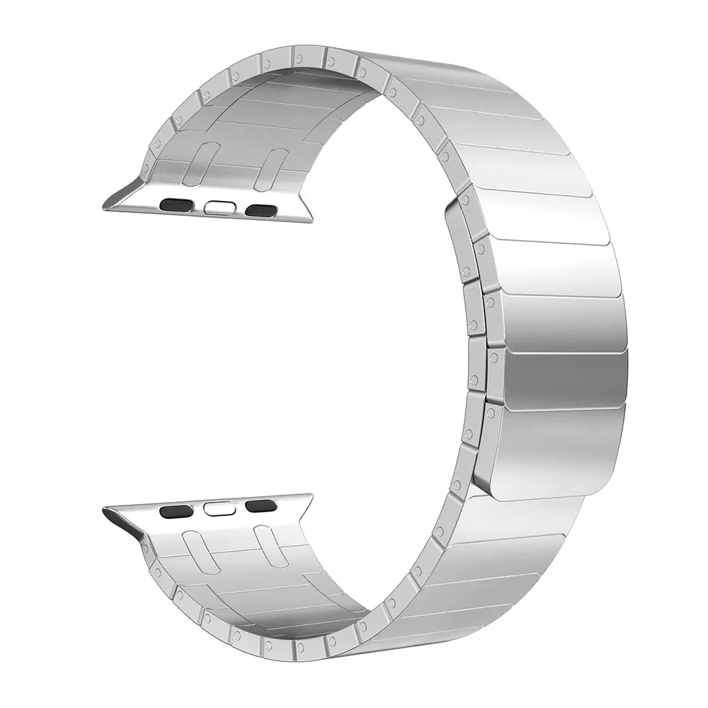 Apple Watch premium magnetische stalen band (zilver)