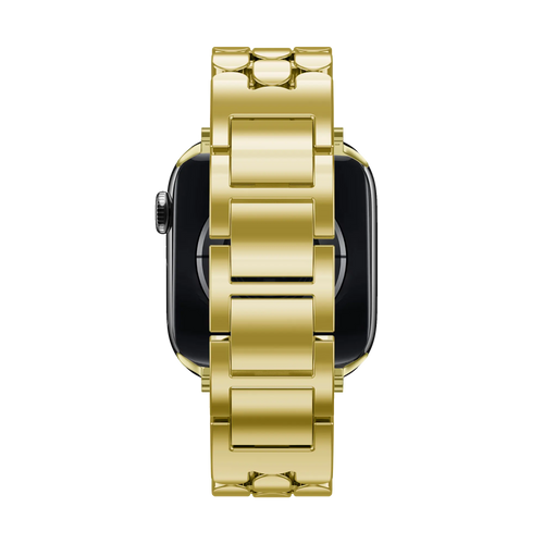 Bandz Bracelet acier 'Oval' Apple Watch (or)