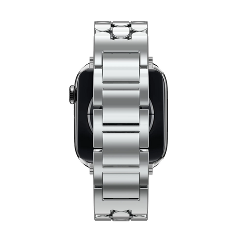 Bandz Apple Watch Steel Strap 'Oval' (Silver)