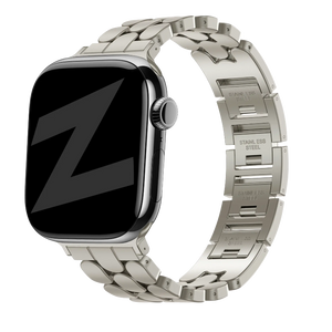 apple watch steel band oval starlight
