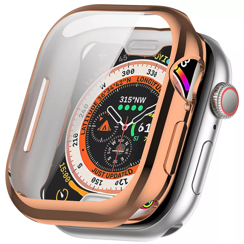 Funda TPU Apple Watch 10 - 42mm (rosa dorado)