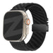 Bandz Apple Watch Nylon Strap 'Wave' with P-Buckle (Black)