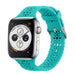 Apple Watch Patterned Silicone Strap (Turquoise)