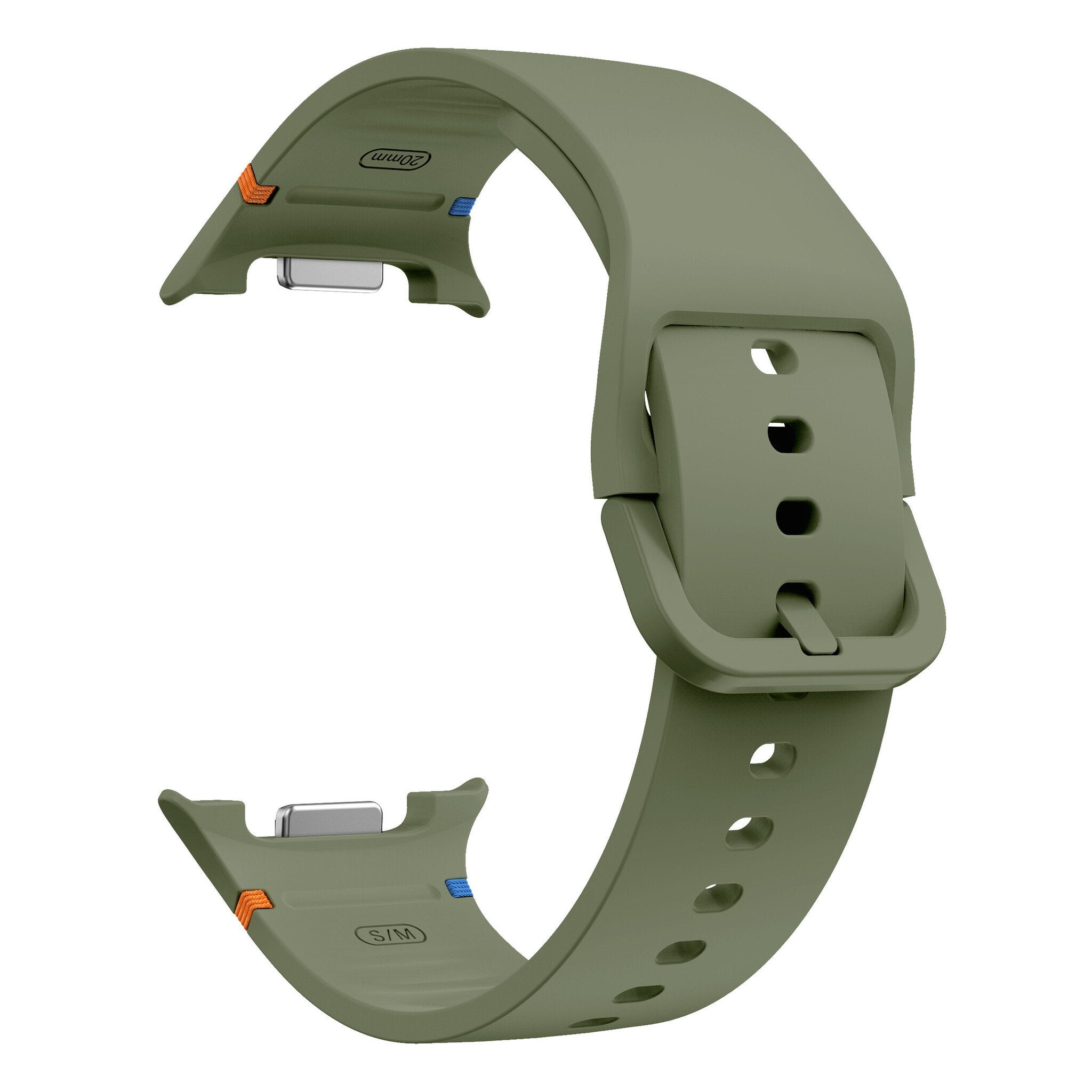 Samsung Galaxy Watch 8 - 40mm Silicone Strap (Army Green)