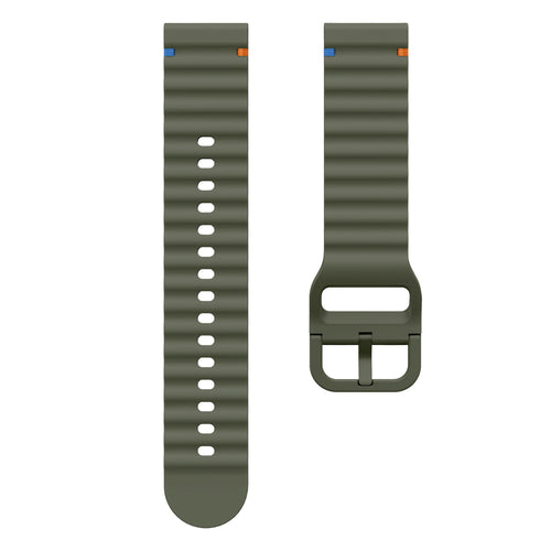 Correa silicona Wave Amazfit Bip 6 (verde militar)