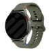 Samsung Galaxy Watch 3 45mm Wave Silicone Strap (Army Green)