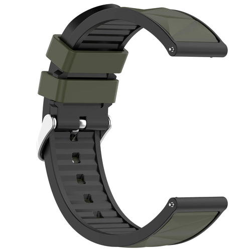 Coros Pace 3 Diamond Sportarmband (Armeegrün/Schwarz)