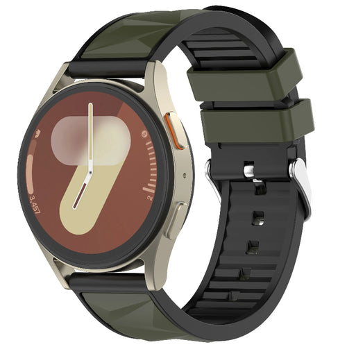 universal 22mm sport diamond band armygreen