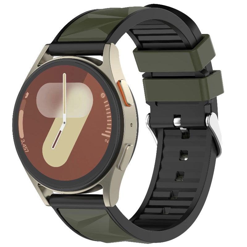 universal 22mm sport diamond band armygreen