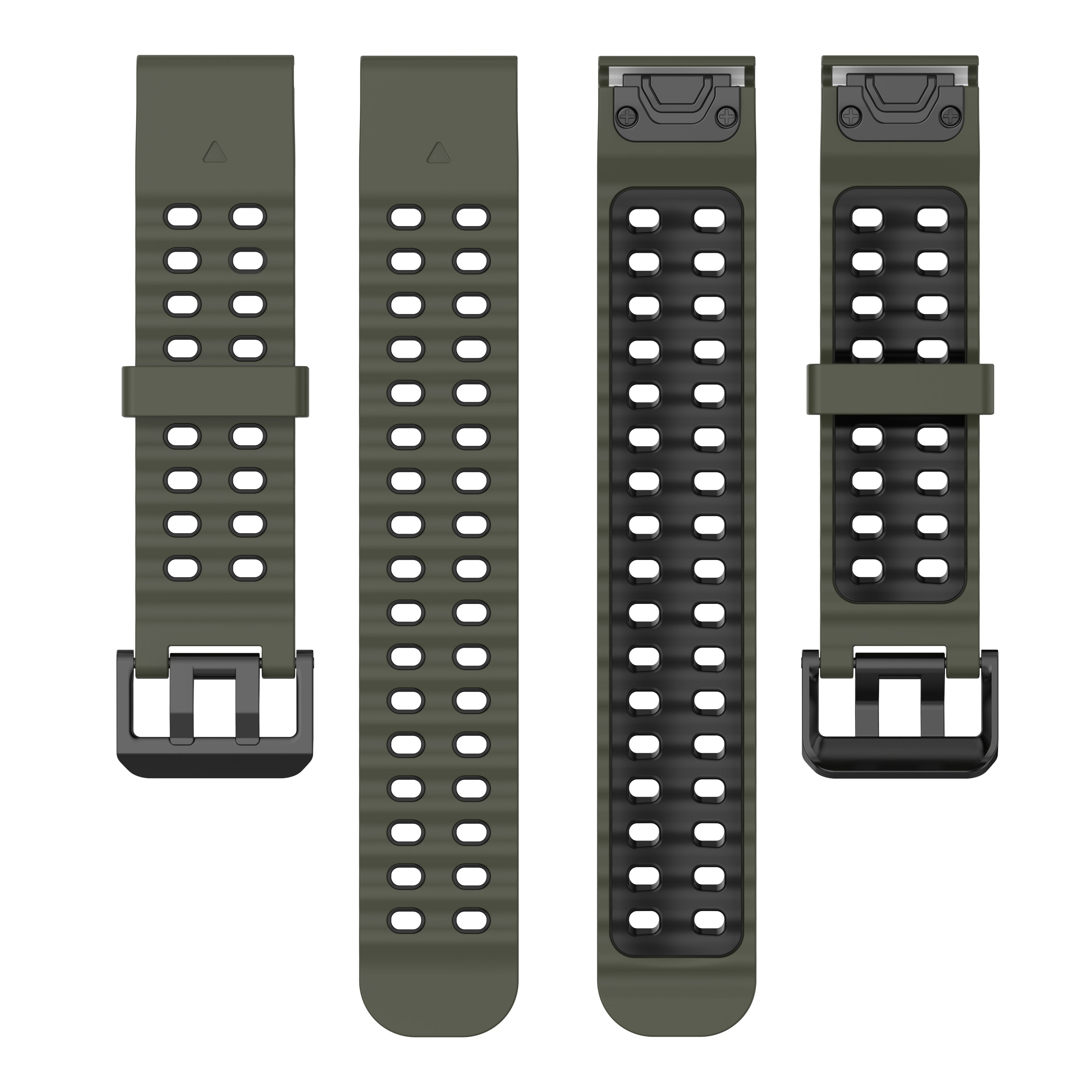Garmin Tactix 7 Wave Sport Strap (Green/Black)