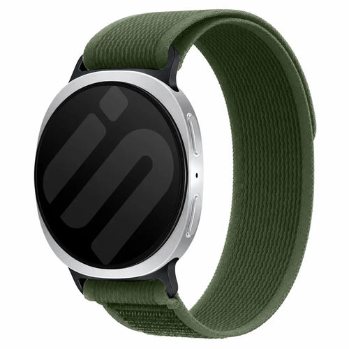 Samsung Galaxy Watch 8 - 40mm trail nylon band (legergroen)