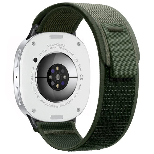 Samsung Galaxy Watch 8 Classic Trail Nylonarmband (Armeegrün)