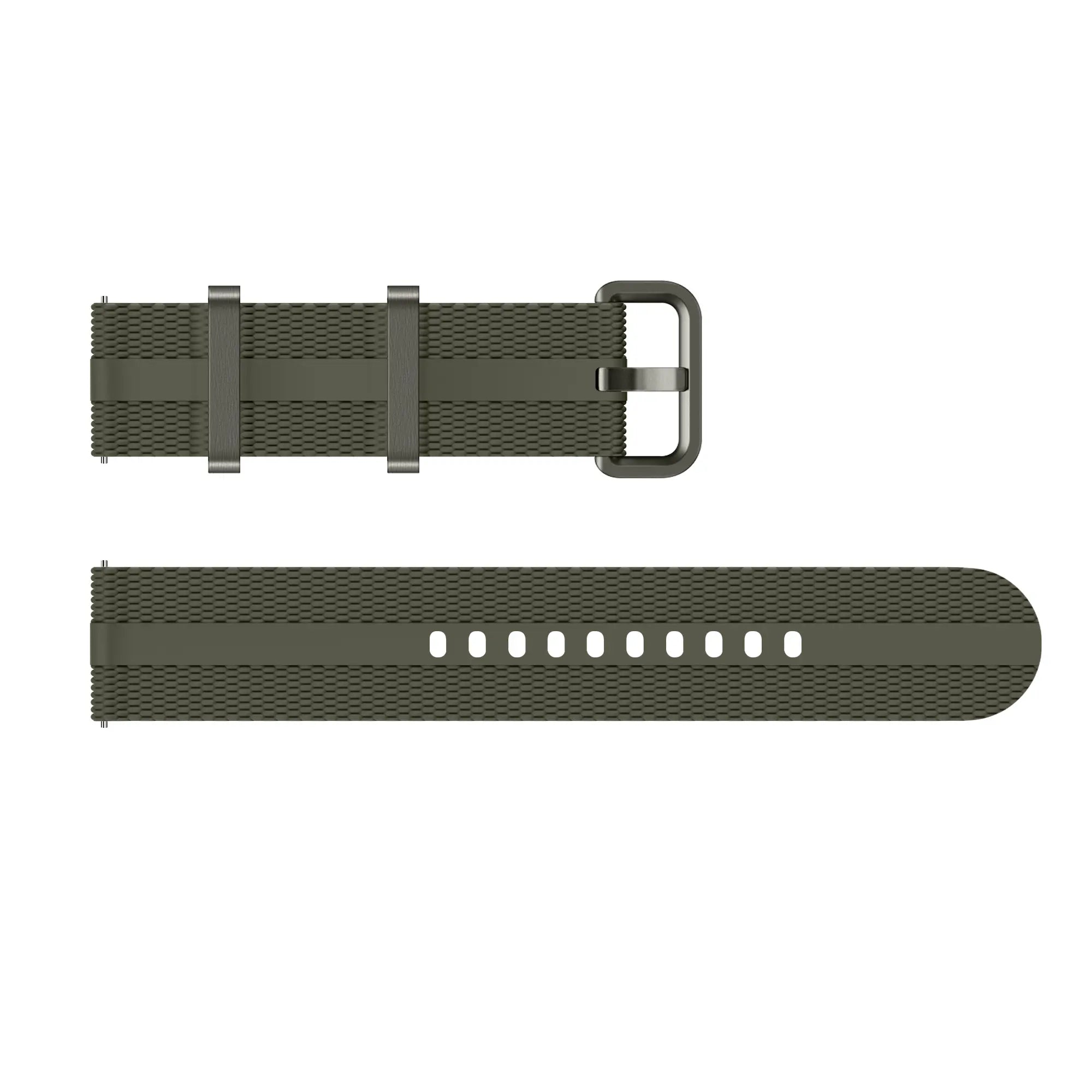 Correa activa silicona Samsung Galaxy Watch 4 - 44mm (verde militar)