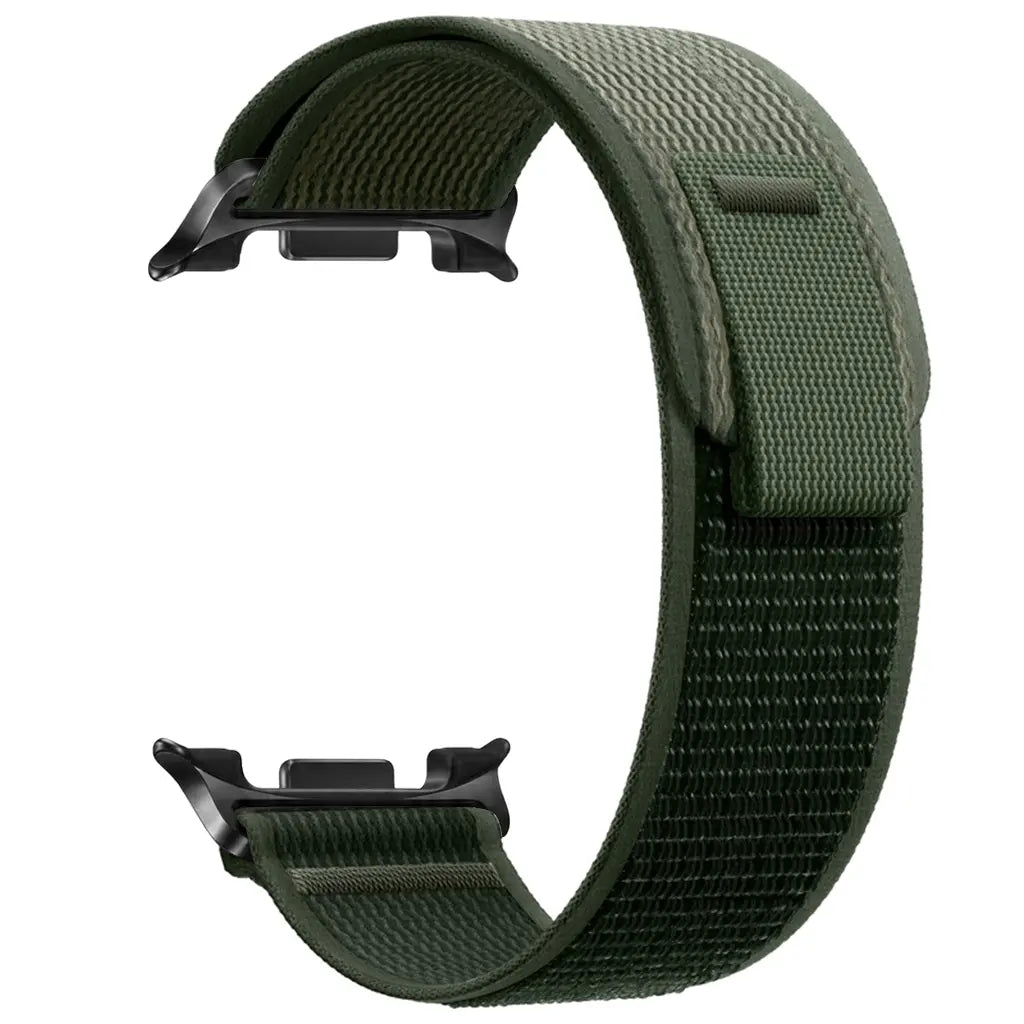 Samsung Galaxy Watch 8 - 40mm trail nylon band (legergroen)