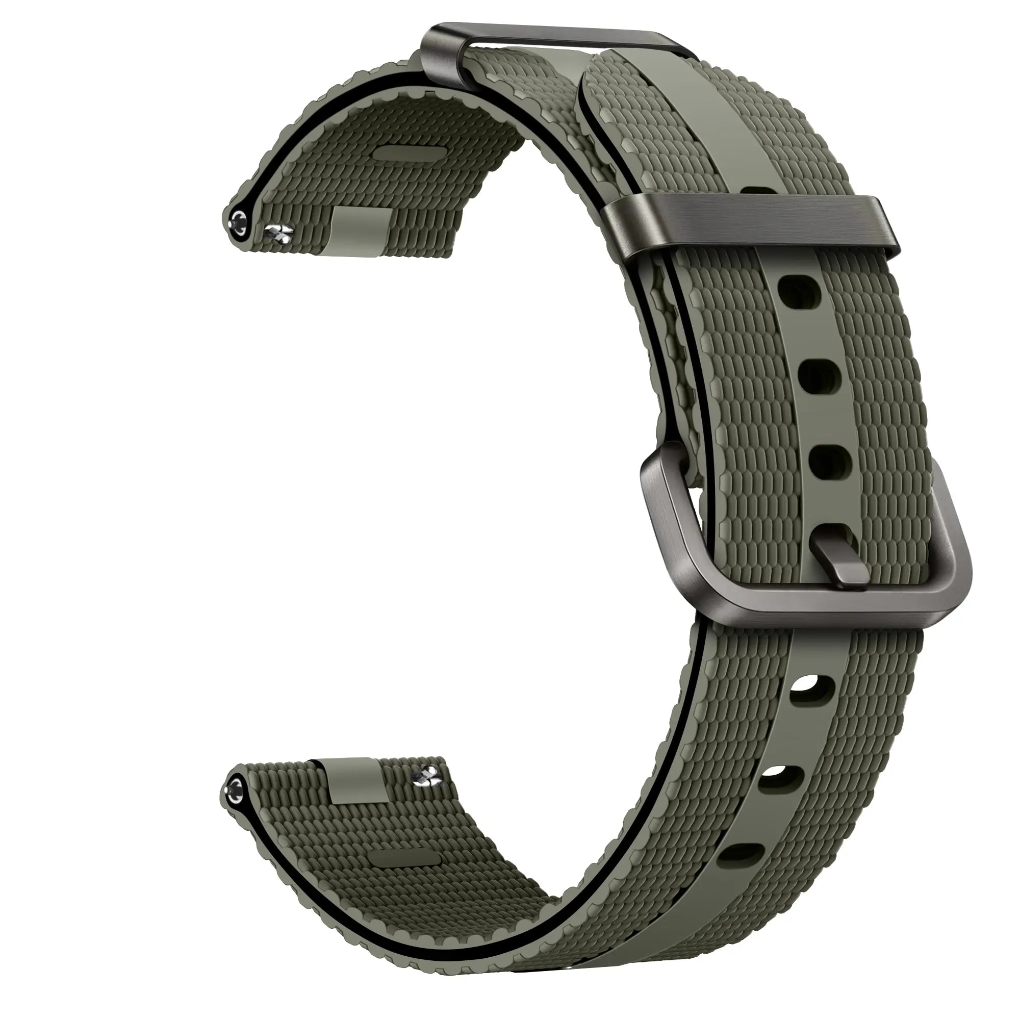 Correa activa silicona Samsung Galaxy Watch 4 - 44mm (verde militar)