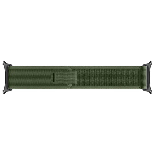 Samsung Galaxy Watch Ultra 2 trail nylon band (legergroen)