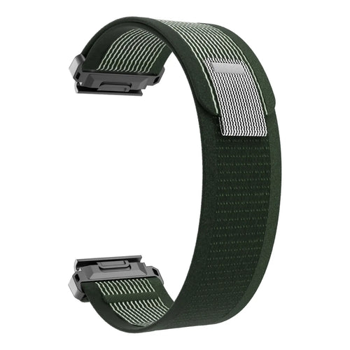 Bracelet trail loop premium Garmin Instinct 3 - 45mm (vert militaire)