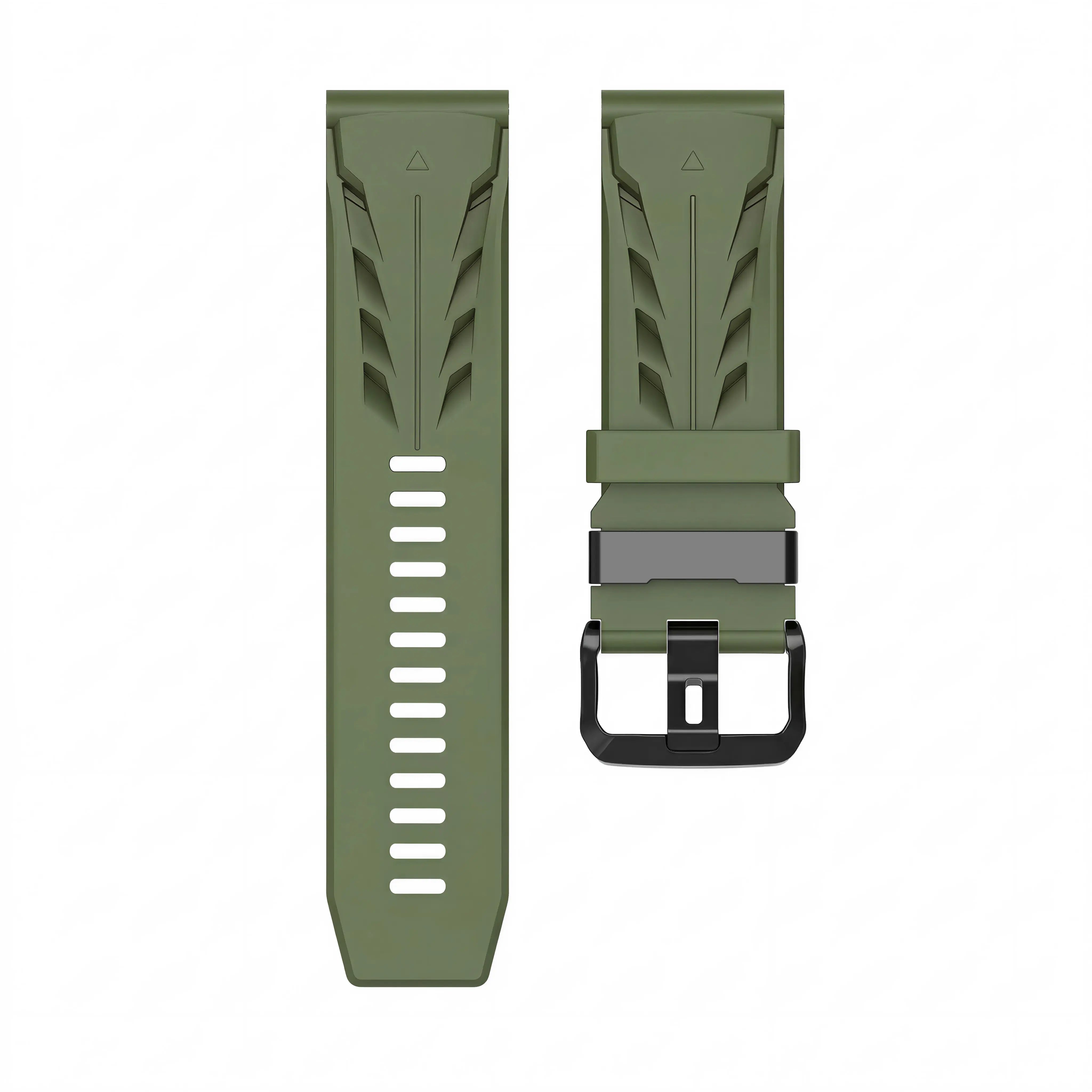 Garmin D2 Mach 2 - 47mm Race Silicone Strap (Army Green)