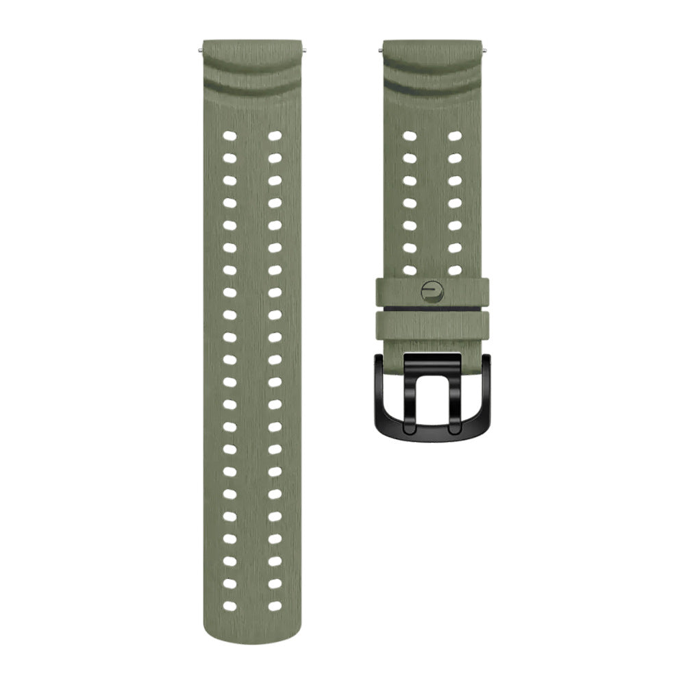 Polar Grit X Pro Silicone Grain Strap (Army Green)